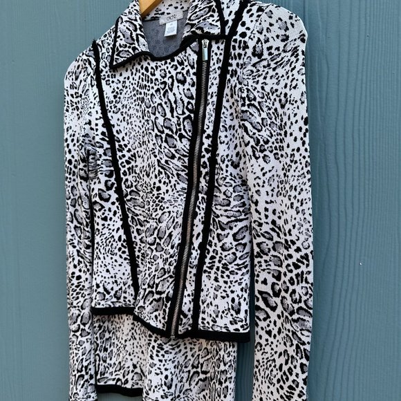 Cache White Leopard 2-Piece Suit - Picture 3 of 16